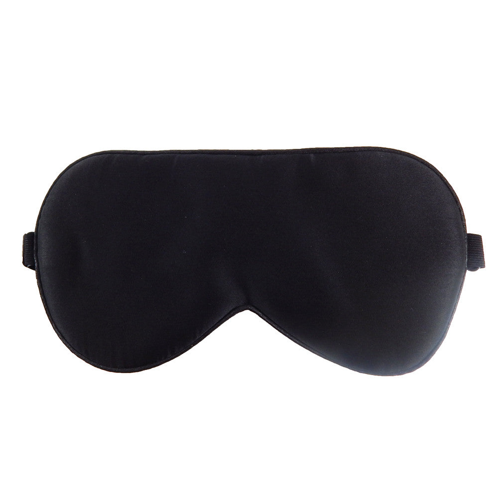 100% Natural Silk Sleeping Eye Mask Eye Shade Sleep Mask Black Mask Bandage on Eyes for Sleeping
